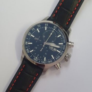 Chronographe Bleue 42mm, Jour + Date